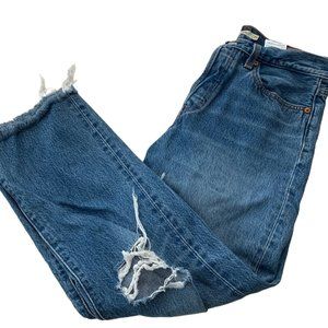 Levi Strauss Ripped Cropped Jeans